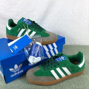 Women's adidas Samba OG Collegiate Green Gum Grey Toe Size 37 (5 M/7 W)